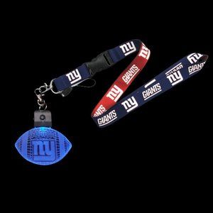 NFL New York Giants  Football  3D Light Keychain and Lanyard Strap